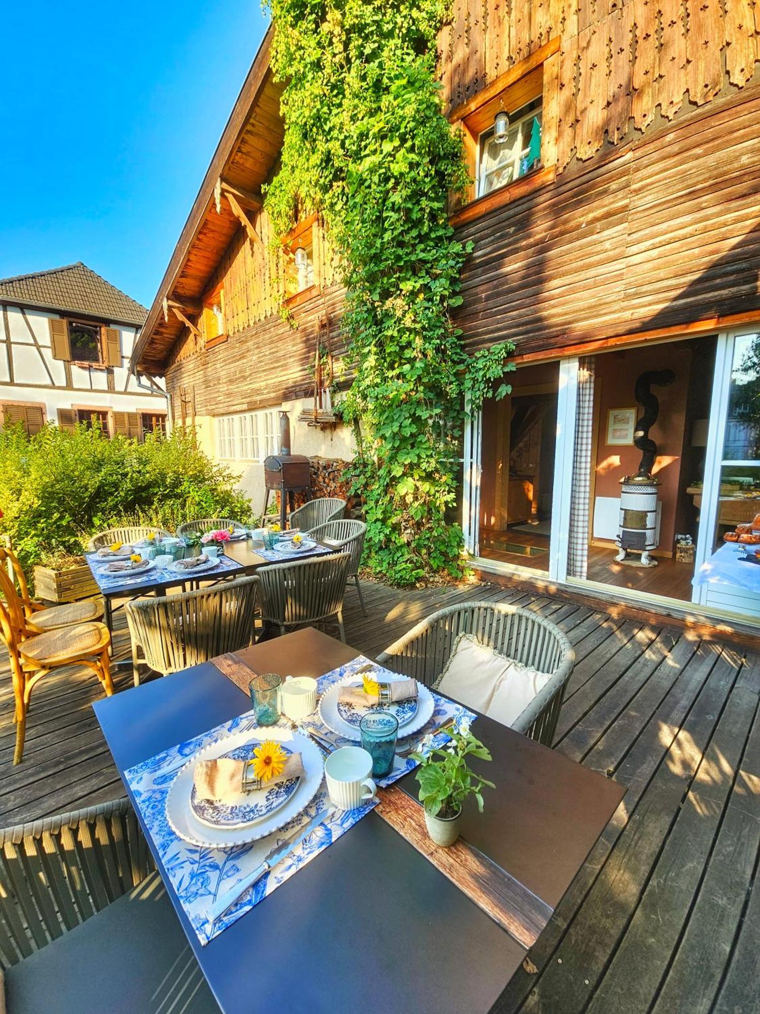 La Grange Du Couvent B&B Ribeauvillé Exteriör bild